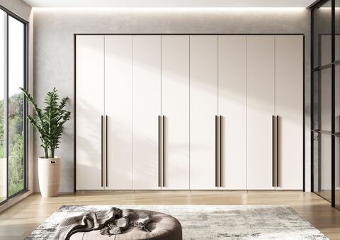 Ларго Вариант №2 (с фасадами) (Кашемир, Дуб Крафт серый)