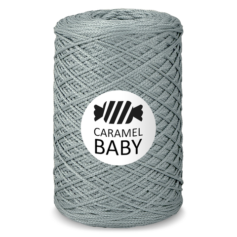 Шнур для вязания Caramel Baby 300 м дымчатый циркон
