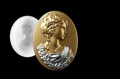 Силиконовый молд Камея № 44