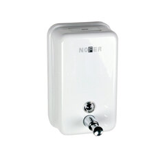 Диспенсер для мыла с кнопкой 1200 мл. нерж. сталь INOX 03001.W белый