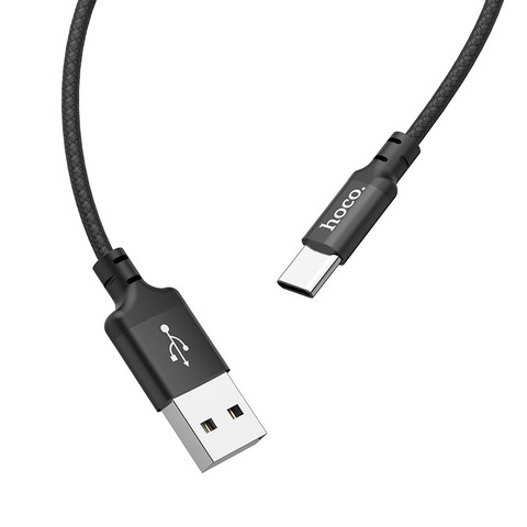 USB дата-кабель Hoco X14 Times speed USB Type-C (2.0 м) Черный