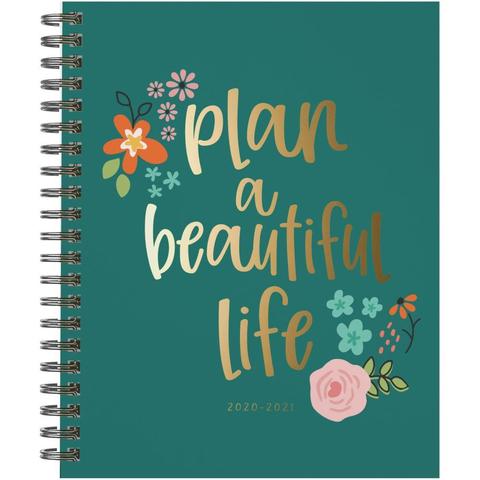 Ежедневник на пружине-  Carpe Diem Spiral 17-Month Dated Weekly Planner - 18х22 см -Beautiful Life