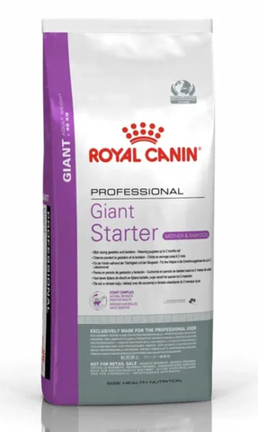 18 кг.Royal Canin Giant Starter Mother & Babydog полнорационный сухой корм для щенков до 2 месяцев, беременных и кормящих собак гигантских пород