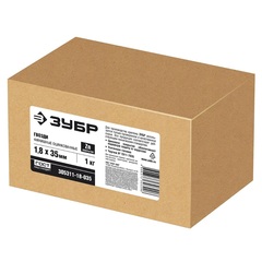 ЗУБР 35 x 1.8 мм, цинк, 1 кг, финишные гвозди (305311-18-035)