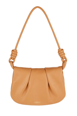 Кожаная сумка-сэтчел Loewe Paseo коричневый