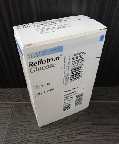 10744948202 Рефлотрон Глюкоза (Reflotron Glucose) 30шт/уп Roche Diagnostics GmbH, Germany/Рош Диагностика Рус, Германия