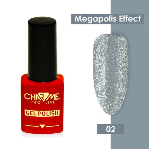 Гель-лак 02 - Токио Megapolis Effect Charme 10мл