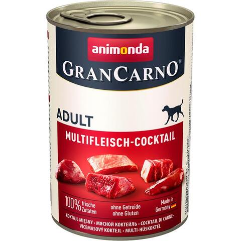 Animonda Gran Carno Original Adult консервы мясной коктейль для взрослых собак 400г