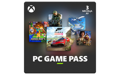 Карта оплаты Xbox Game Pass для ПК на 3 месяца [Цифровая версия] (TR) (для ПК, цифровой код доступа)