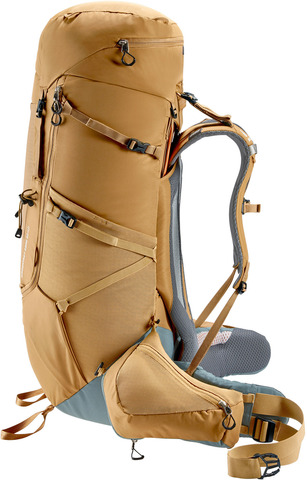 Картинка рюкзак туристический Deuter Aircontact Core 60+10 almond-teal - 7