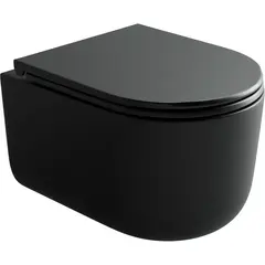 Ceramica Nova CN4006TMB CN4006TMB Подвесной унитаз Ulma Торнадо безободковый, с ультратонким сиденьем с микролифтом, с крепл фото