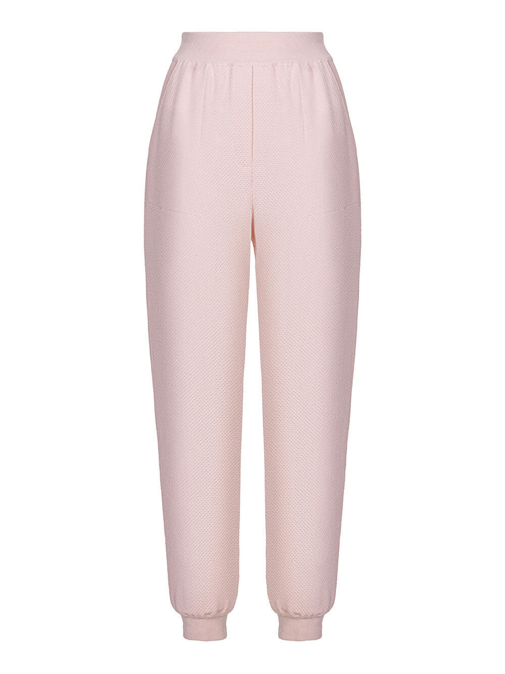 Женские брюки розового цвета из 100% шелка