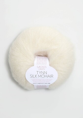 Пряжа Sandnes Garn Tynn Silk Mohair 1012 молочный