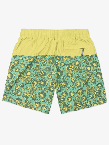 Пляжные шорты «Зеленая хохлома» / Распродажа