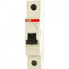 Выключатель автоматический модульный ABB SH201L 1п C 16А 4.5кА C16 2CDS241001R0164