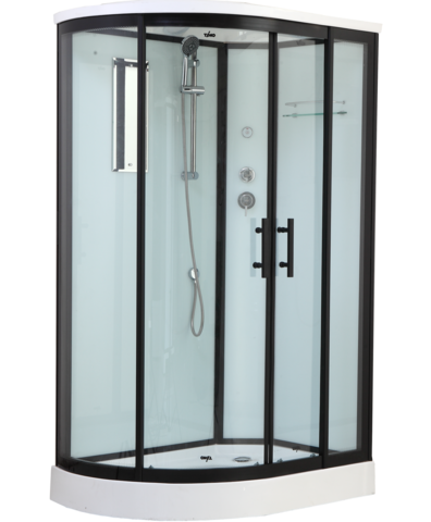 Душевая кабина Timo Standart Black 120*85*220  (T-6602BR)