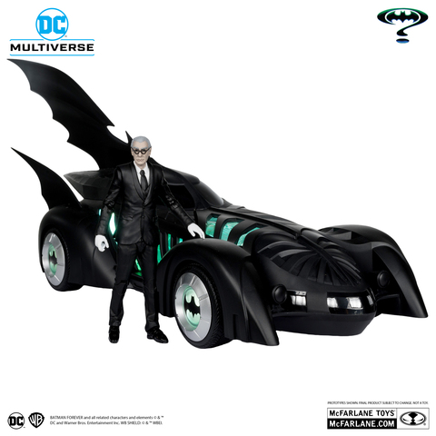 Фигурка McFarlane Toys DC: Alfred Pennyworth & Batmobile (Batman Forever) (Gold Label Exc)