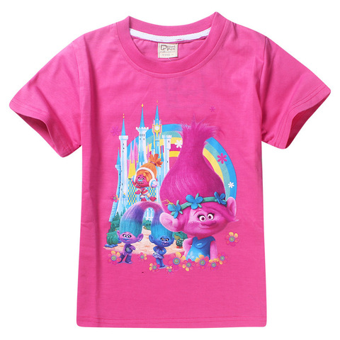 Тролли футболка детская Розочка и Близнецы — Trolls T-shirt