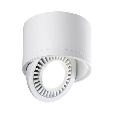 358811 OVER NT21 151 белый Накладной светодиодный светильник IP20 LED 9W 770Лм 4000K 220V GESSO