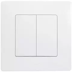 Etika Выкл.2х кл. 10А бел. 672202