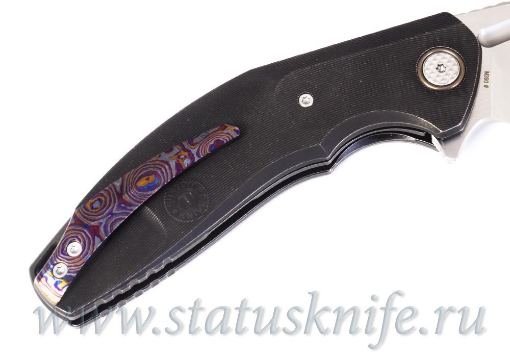 Нож CKF/Поздняков Мародёр M390 титан Black