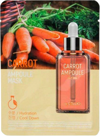 Dr.Cellio Маска тканевая Dr.Cellio Carrot Ampoule Mask