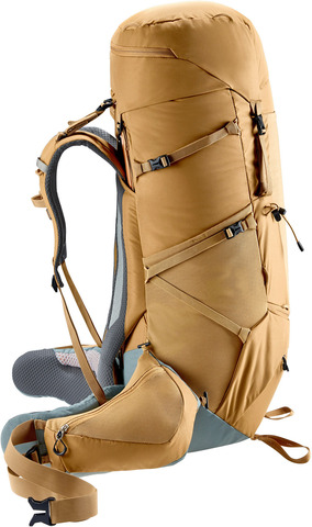 Картинка рюкзак туристический Deuter Aircontact Core 60+10 almond-teal - 8