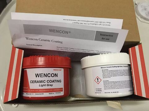 WENCON Ceramic coating Gray (WENCON 812593) - износостойкий ремонтный состав - 500 г