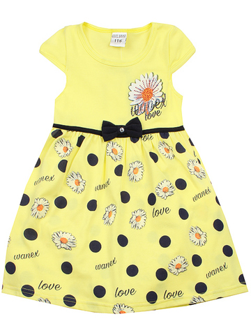 540-1 платье детское, желтое