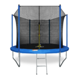 ARLAND Батут  10FT с внутренней страховочной сеткой и лестницей (СИНИЙ) фото №0