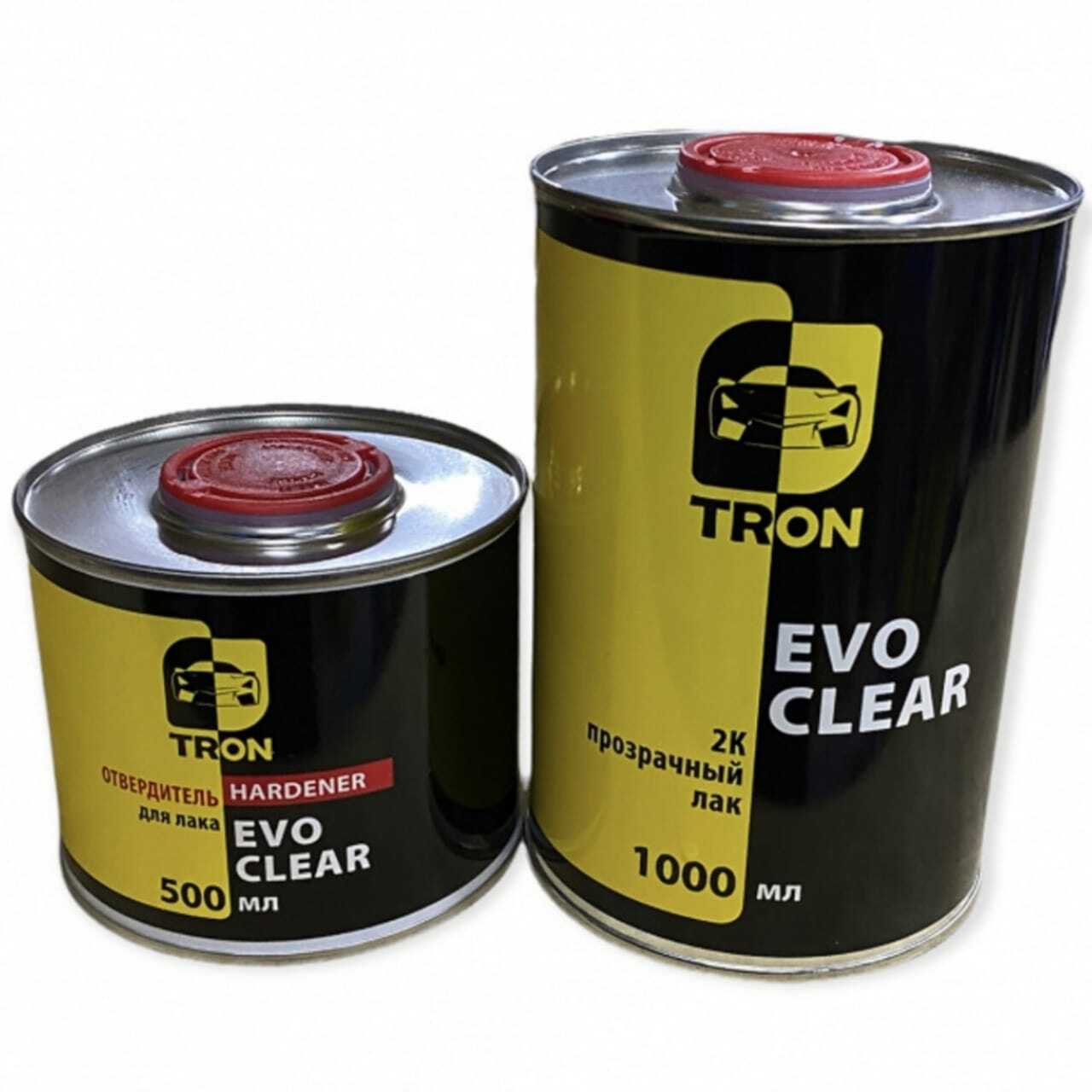 TRON Прозрачный лак EVO Clear (1000+500 мл)
