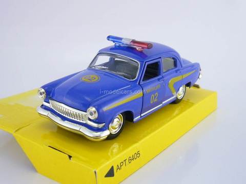 Miniature Volga GAZ-21 1:43 En Alliage Métal - Modèle Diecast Noir/rouge/argent - Neuf Pour Collection