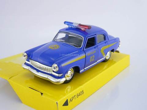 GAZ-21 Volga Police blue AutoPark 1:43