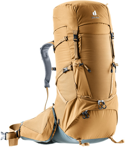 Картинка рюкзак туристический Deuter Aircontact Core 60+10 almond-teal - 11