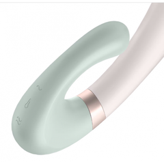 Смарт вибратор кролик с подогревом Satisfyer Heat Wave Connect App, мятный