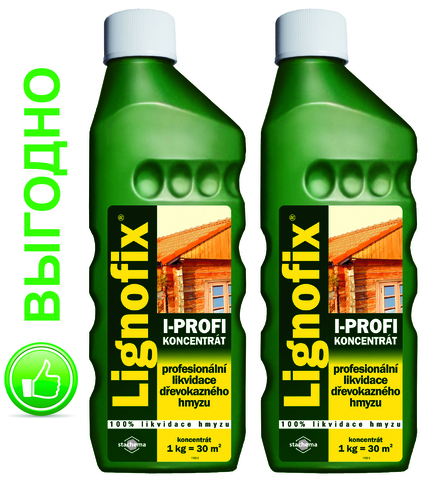 Антижук для древесины Lignofix I-Profi 2 кг на 60м2