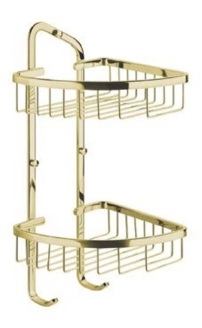 Art&Max AM-G-8962-Br AM-G-8962-Br Полка угловая 2-ярусная, 180х180х410, бронза