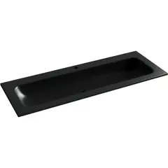 Ceramica Nova CN7017MB CN7017MB Раковина накладная Element с отверстием  под смеситель 1210*457*137мм, цвет черный матовый фото