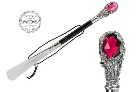 Ложка для обуви Pasotti - Red Gem Shoehorn, Италия.