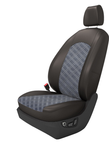 Авточехлы правый руль на 3 ряда (на заказ)