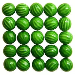 Жевательная резинка 22 мм «Ах, арбуз» (c начинкой) 1430 штук