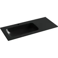 Ceramica Nova CN7014MB CN7014MB Раковина накладная Element с отверстием под смеситель 1010*457*137мм, чаша слева, цвет черн фото