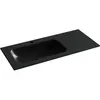 Ceramica Nova CN7014MB CN7014MB Раковина накладная Element с отверстием под смеситель 1010*457*137мм, чаша слева, цвет черн