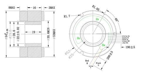 T-Motor CubeMars RI50 KV100
