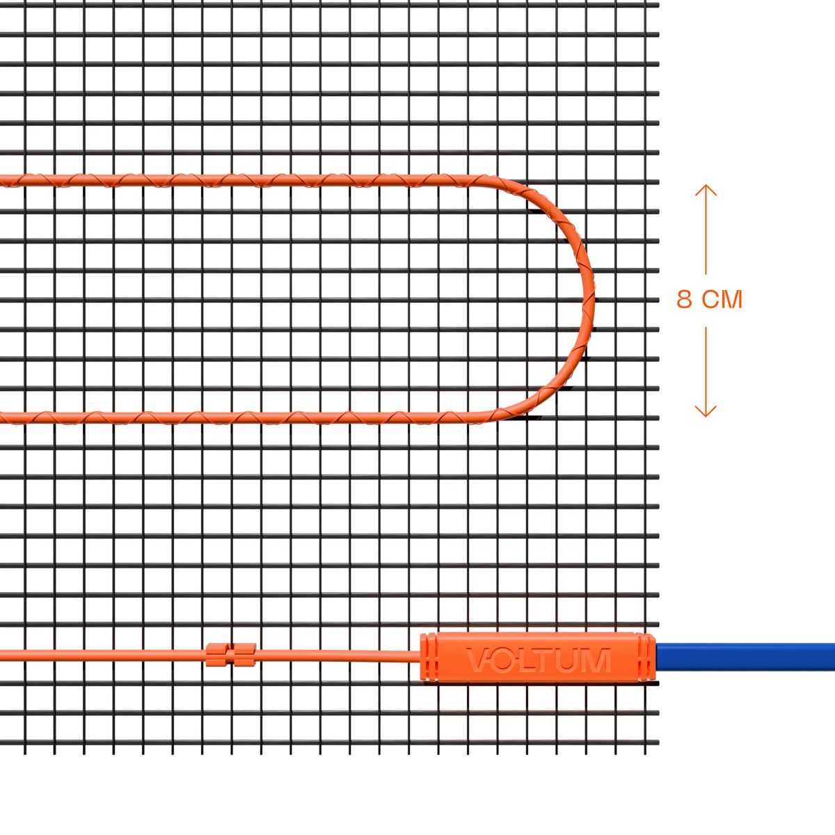 Нагревательный мат Voltum 200 Вт/м 1 м 0,5 м2 VLT01-200-0.5