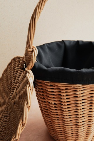 Сумка-корзина с хлопковым чехлом