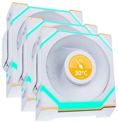 LIAN LI Uni Fan SL Wireless LCD 120 ARGB Reverse Blade 12RSLLCD1W3W