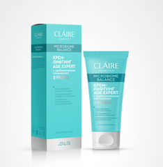 Claire cosmetics MICROBIOME BALANCE Крем-лифтинг AGE EXPERT для зрелой кожи 50мл