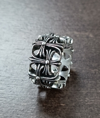 Кольцо широкое Кресты -CEMETERY RING CHROME HEARTS