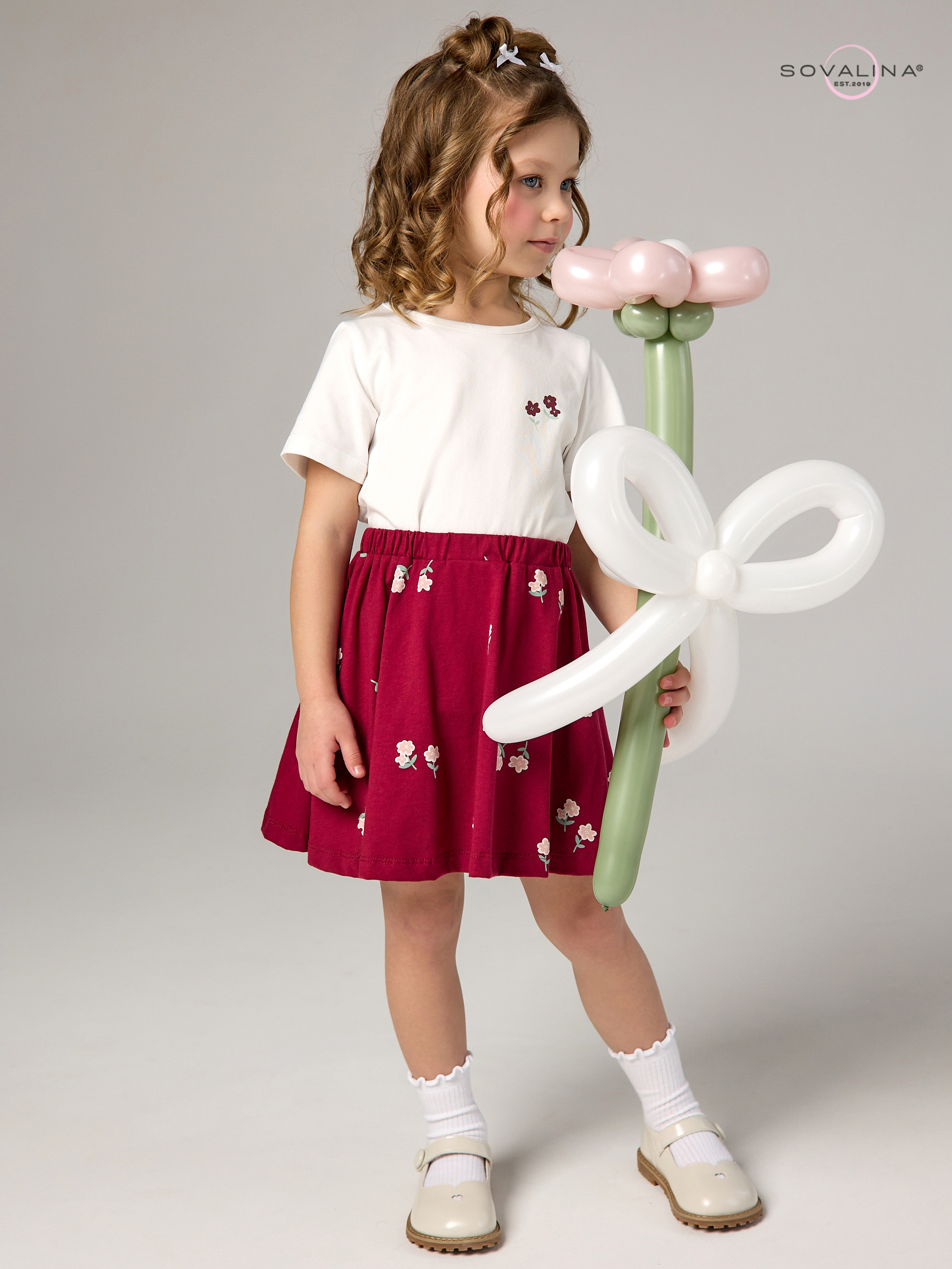 Костюм Мальвина SG тофу-лютики бордо ЛБ